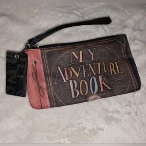 New UP Disney Pixar My Adventure Book Zippered Wrist Pouch
